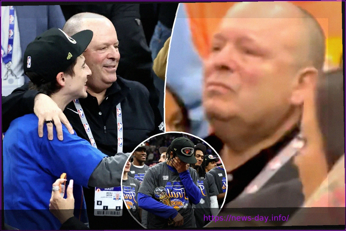 Preview Leon Rose Breaks Down in Tears as Knicks Reach NBA Finals