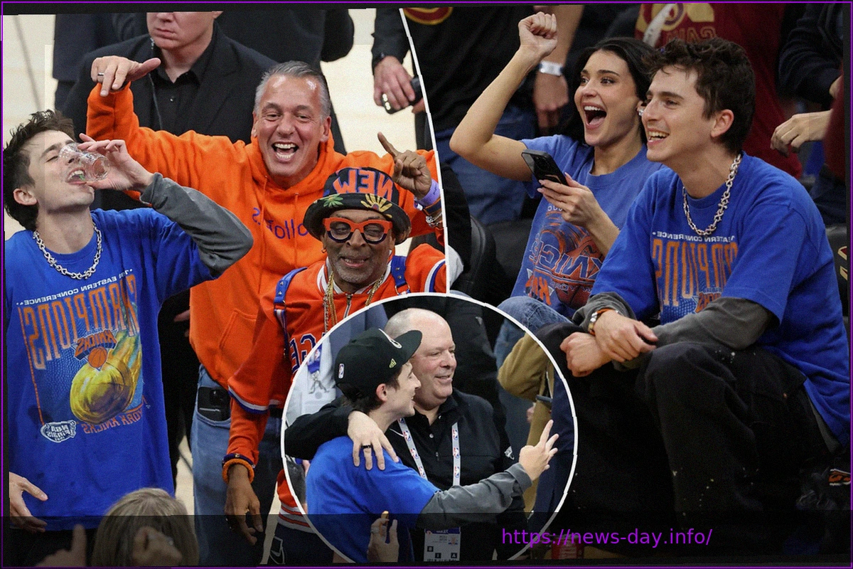 Preview Timothée Chalamet’s Epic Knicks Celebration After Reaching NBA Finals