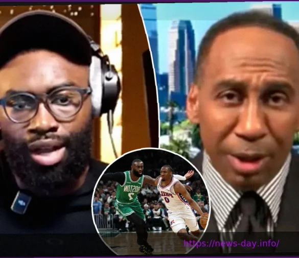 Stephen A. Smith Issues Warning to Celtics’ Jaylen Brown as Feud Turns Ugly