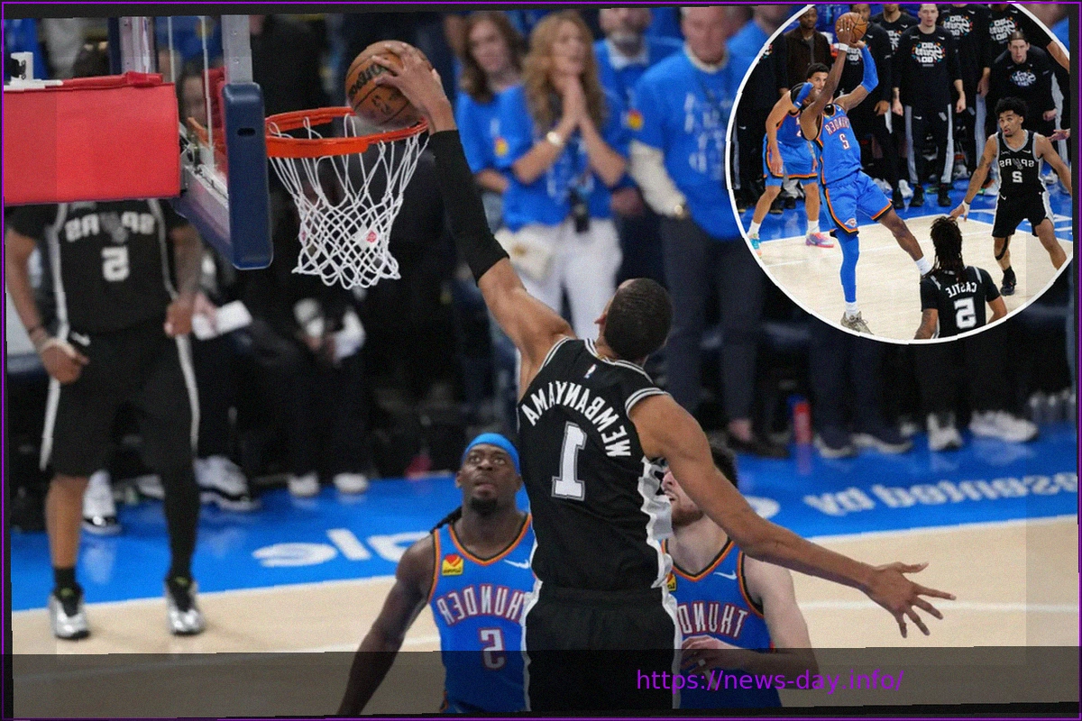Preview Victor Wembanyama’s Monster Performance Secures Game 1 Win for Spurs in Double Overtime Thriller