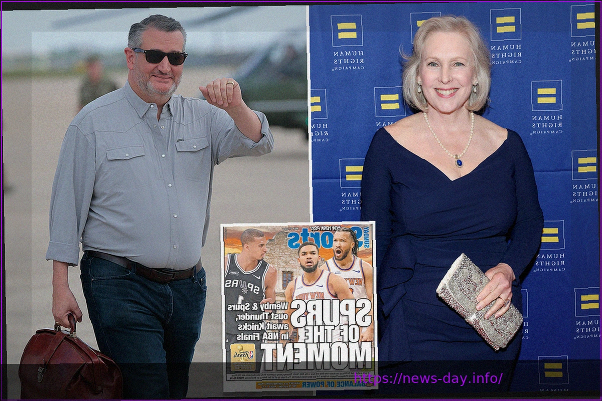Preview NY Sen. Kirsten Gillibrand, Texas Sen. Ted Cruz set friendly wager ahead of states’ showdown in NBA Finals