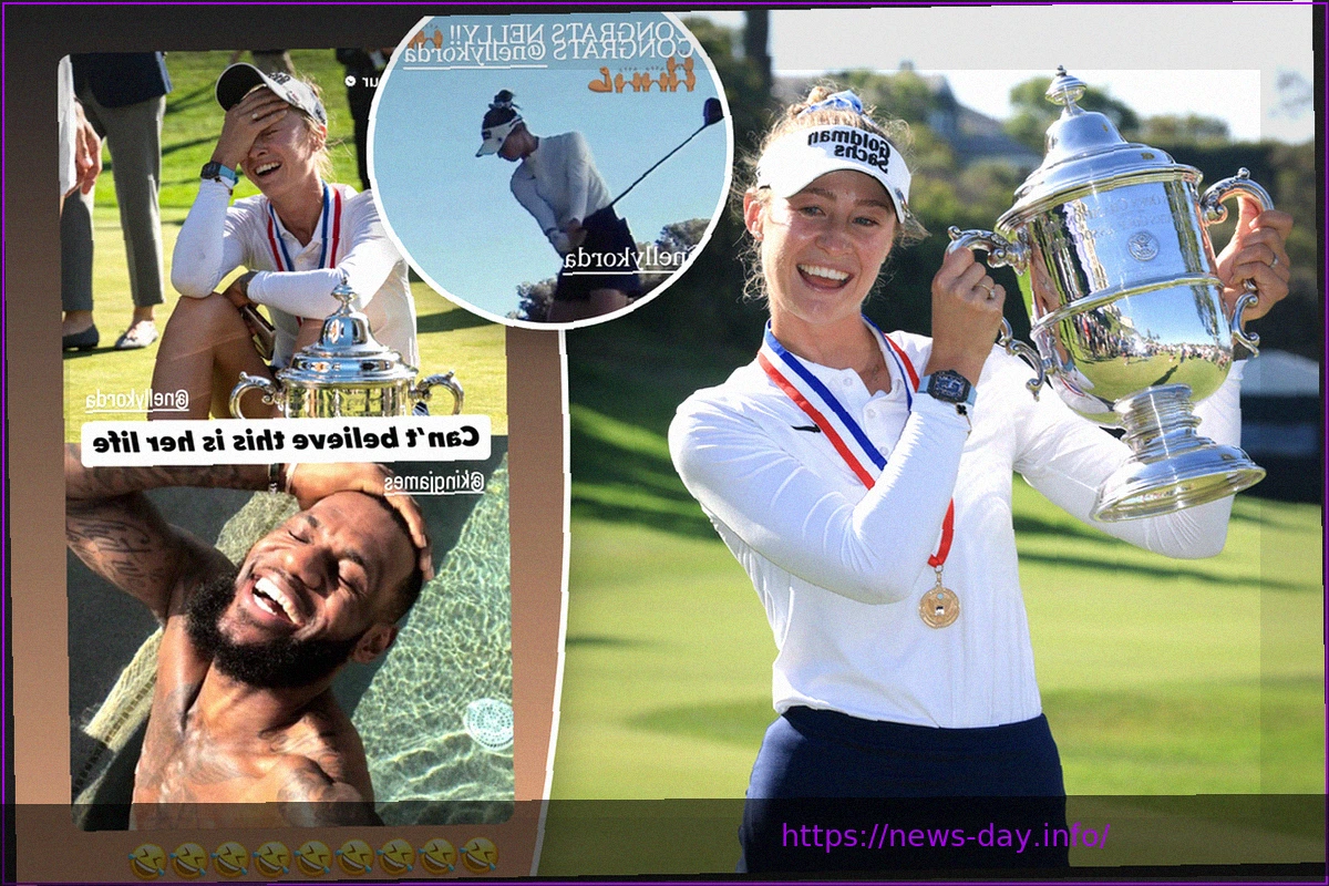 Preview LeBron James Congratulates Nelly Korda on U.S. Women’s Open Victory