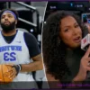 Malika Andrews Loses Audio During Mitchell Robinson Update at NBA Finals