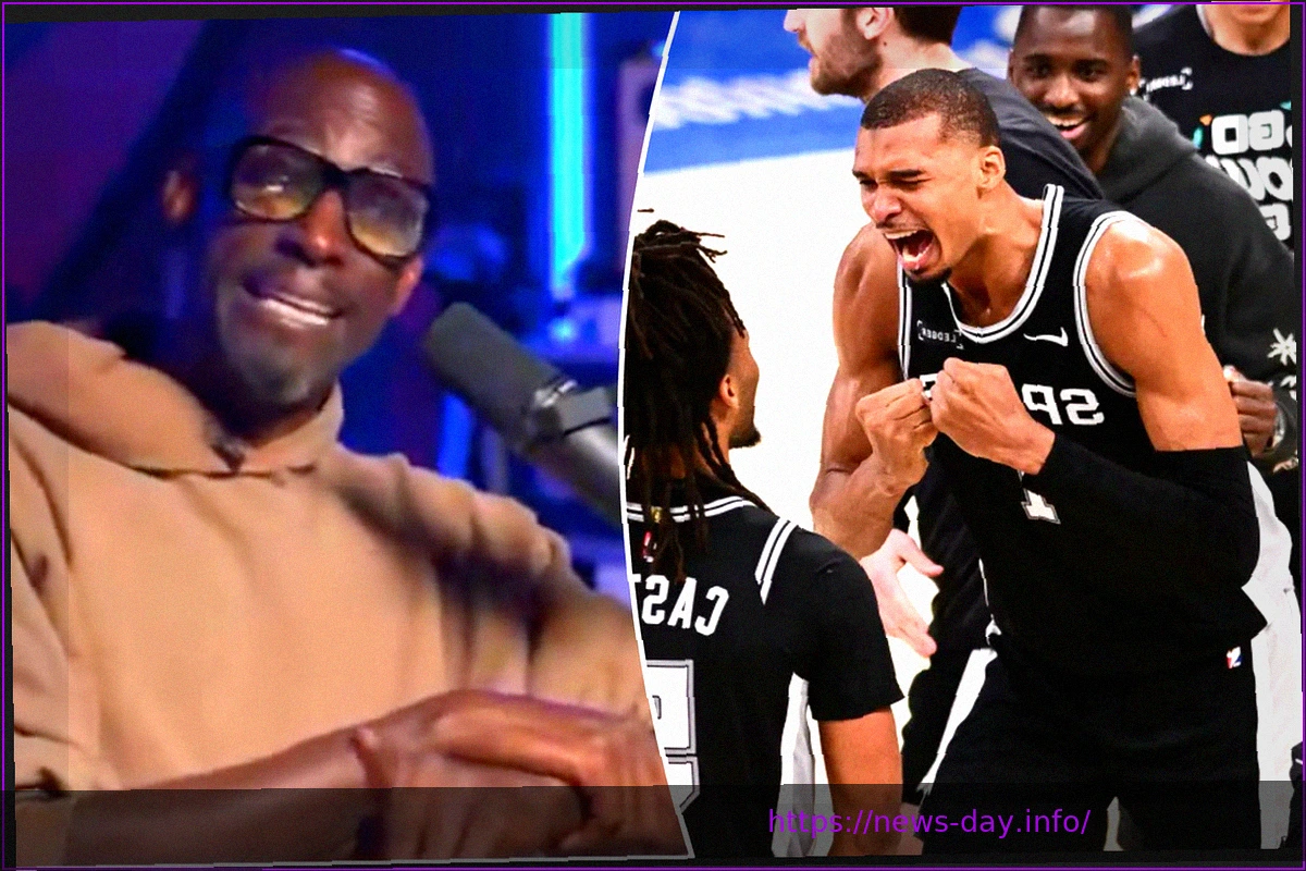 Preview Kevin Garnett criticizes Victor Wembanyama’s emotional reaction after NBA Finals berth