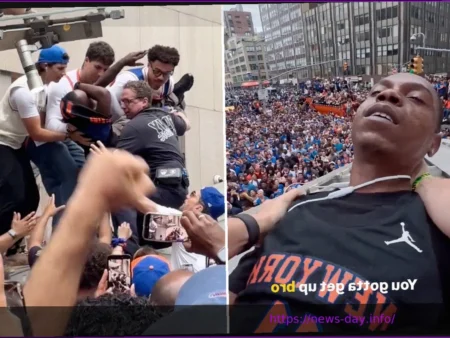 Dramatic Rescue During Knicks Championship Parade