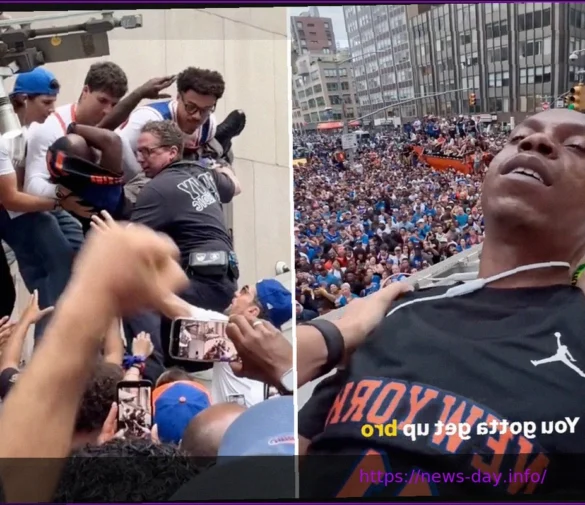 Dramatic Rescue During Knicks Championship Parade