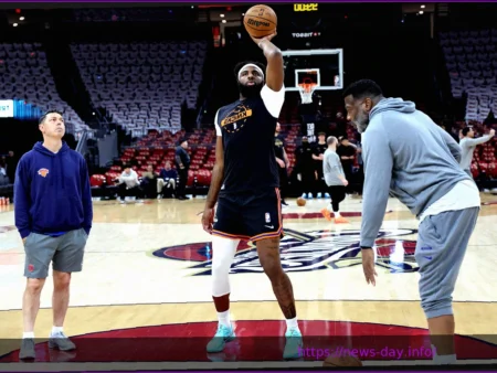 Mitchell Robinson’s Practice Participation: Game 1 Status Unclear After Broken Pinky