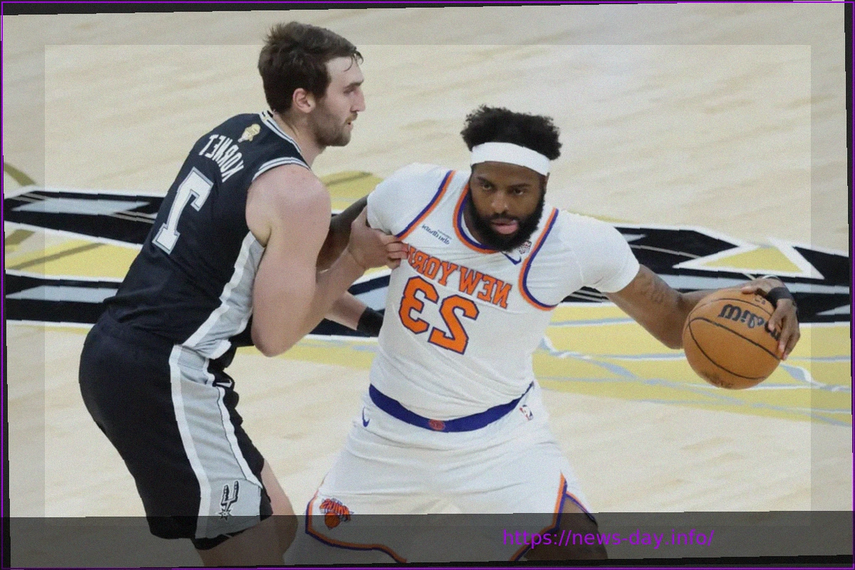 Preview Mitchell Robinson’s Effective Bench Play in Knicks’ Game 1 Victory Amidst Hand Injury Enigma