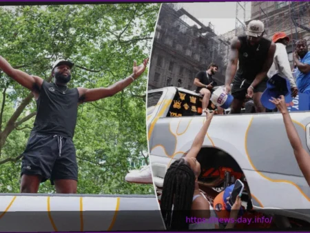 Mitchell Robinson’s Heartwarming Neighborhood Gesture Before Knicks’ Title Parade