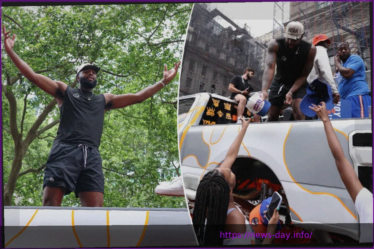 Preview Mitchell Robinson’s Heartwarming Neighborhood Gesture Before Knicks’ Title Parade