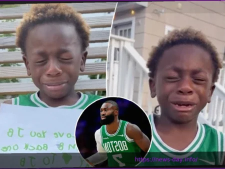 Jaylen Brown Connects with Young Fan Amidst 76ers Trade