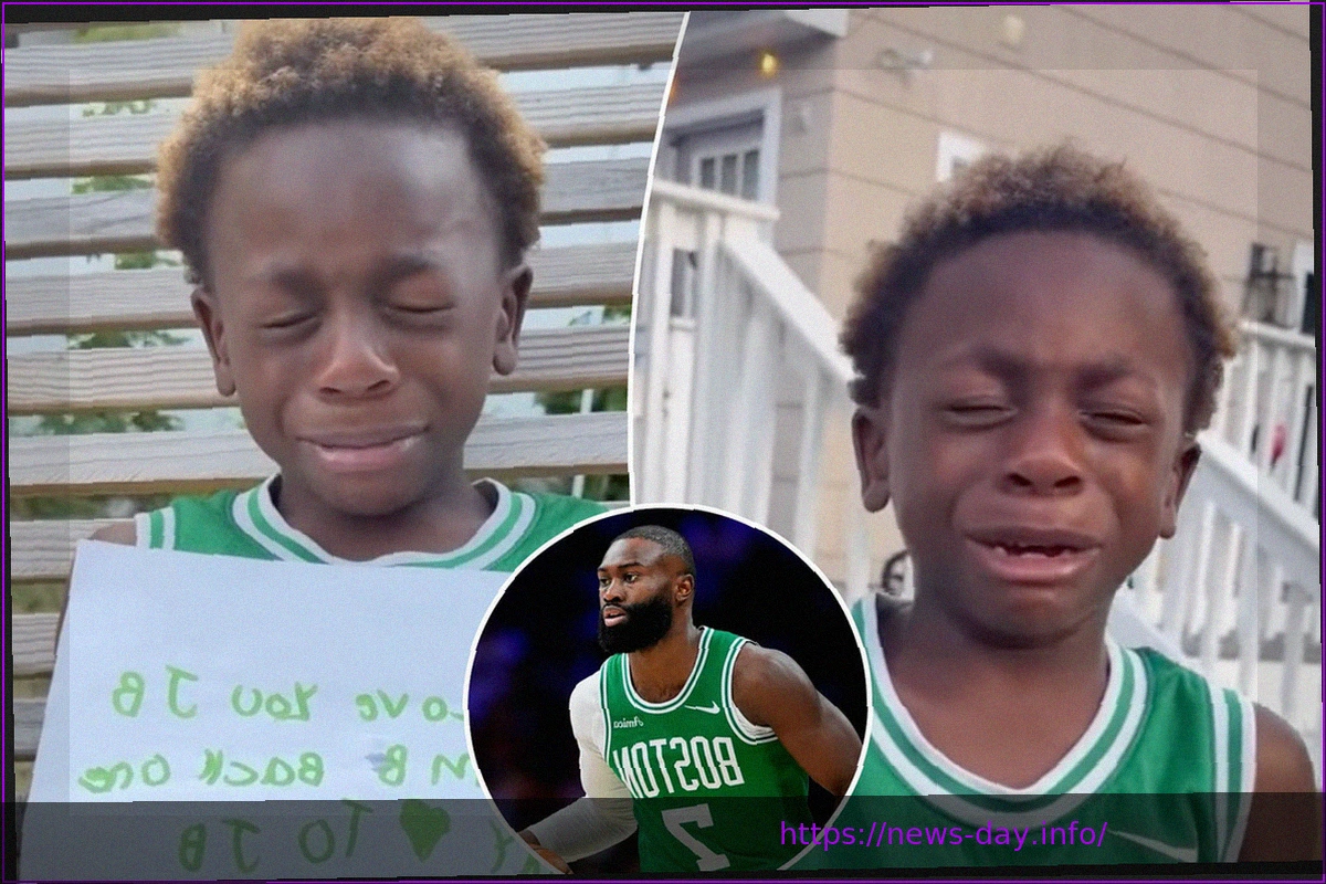Preview Jaylen Brown Connects with Young Fan Amidst 76ers Trade